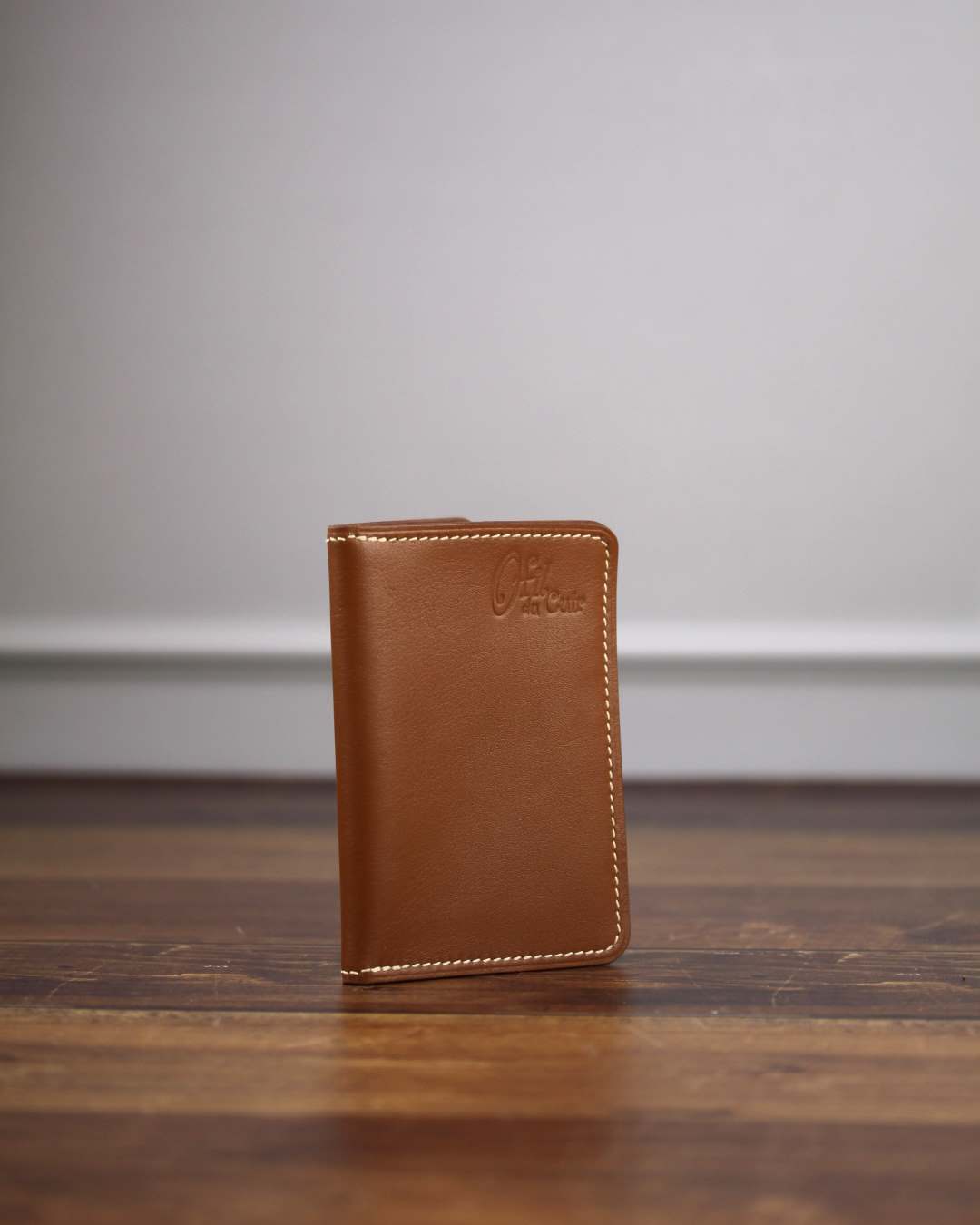 Porte-cartes-bancaires-en-cuir-camel - Copie Porte cartes bancaire en cuir Camel