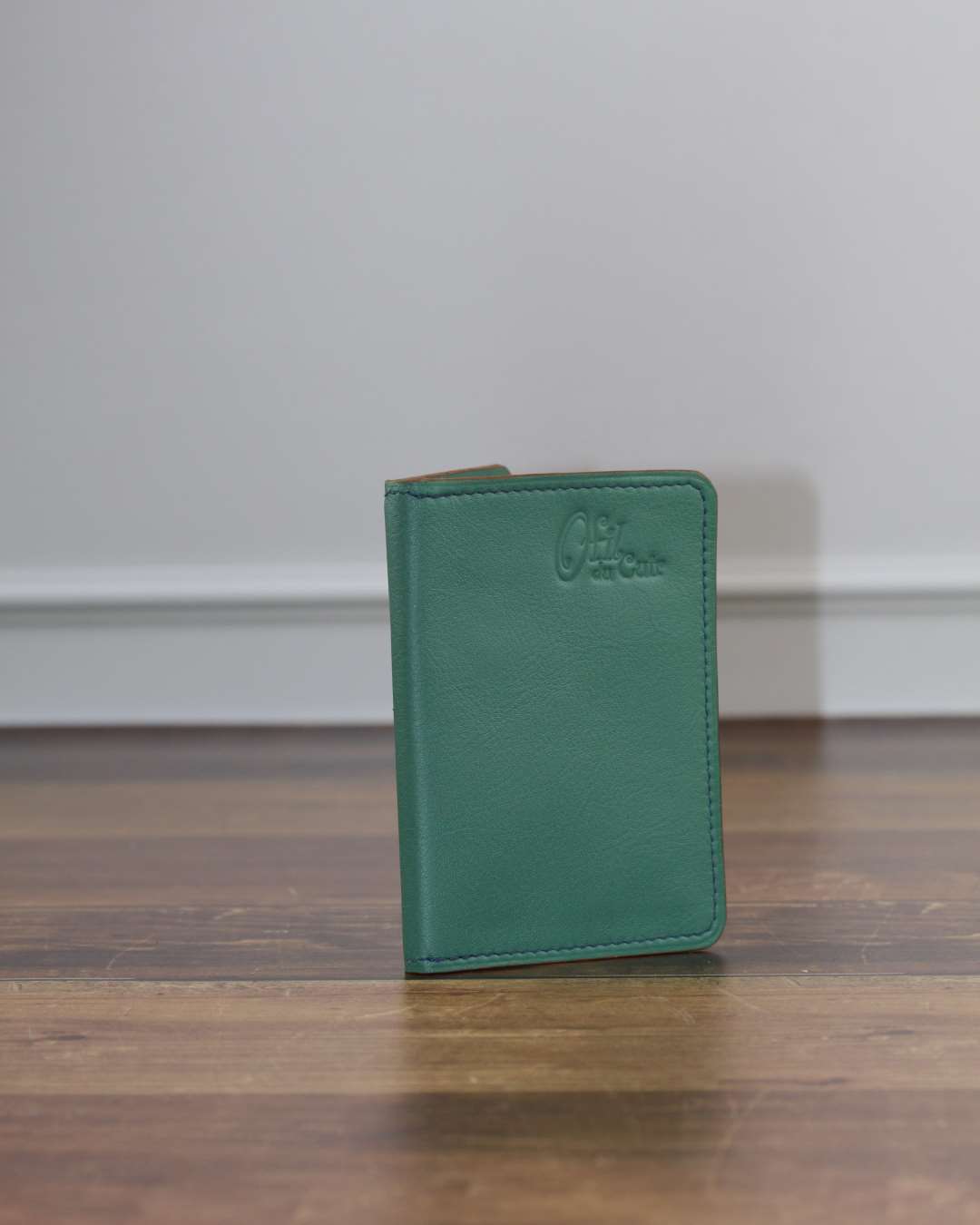 Porte-cartes-et-monnaie-en-cuir-vert-deau - Copie Porte cartes et monnaie en cuir vert d'eau