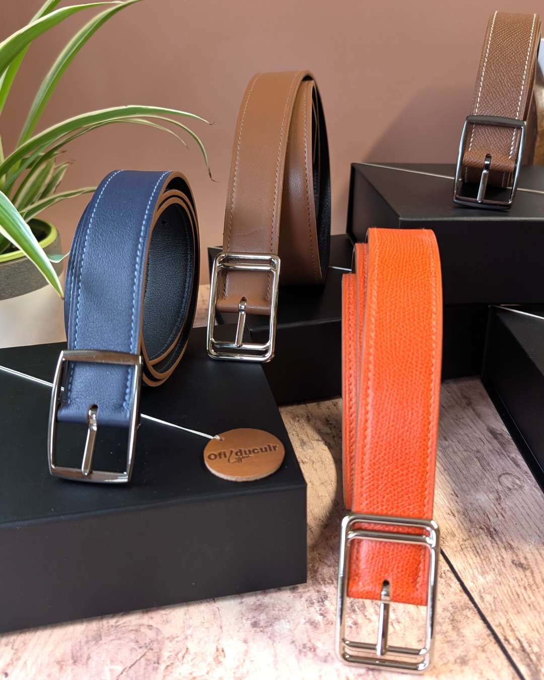 Ceinture-en-cuir-reversible-personnalisable Ceinture en cuir réversible personnalisable et sur mesure