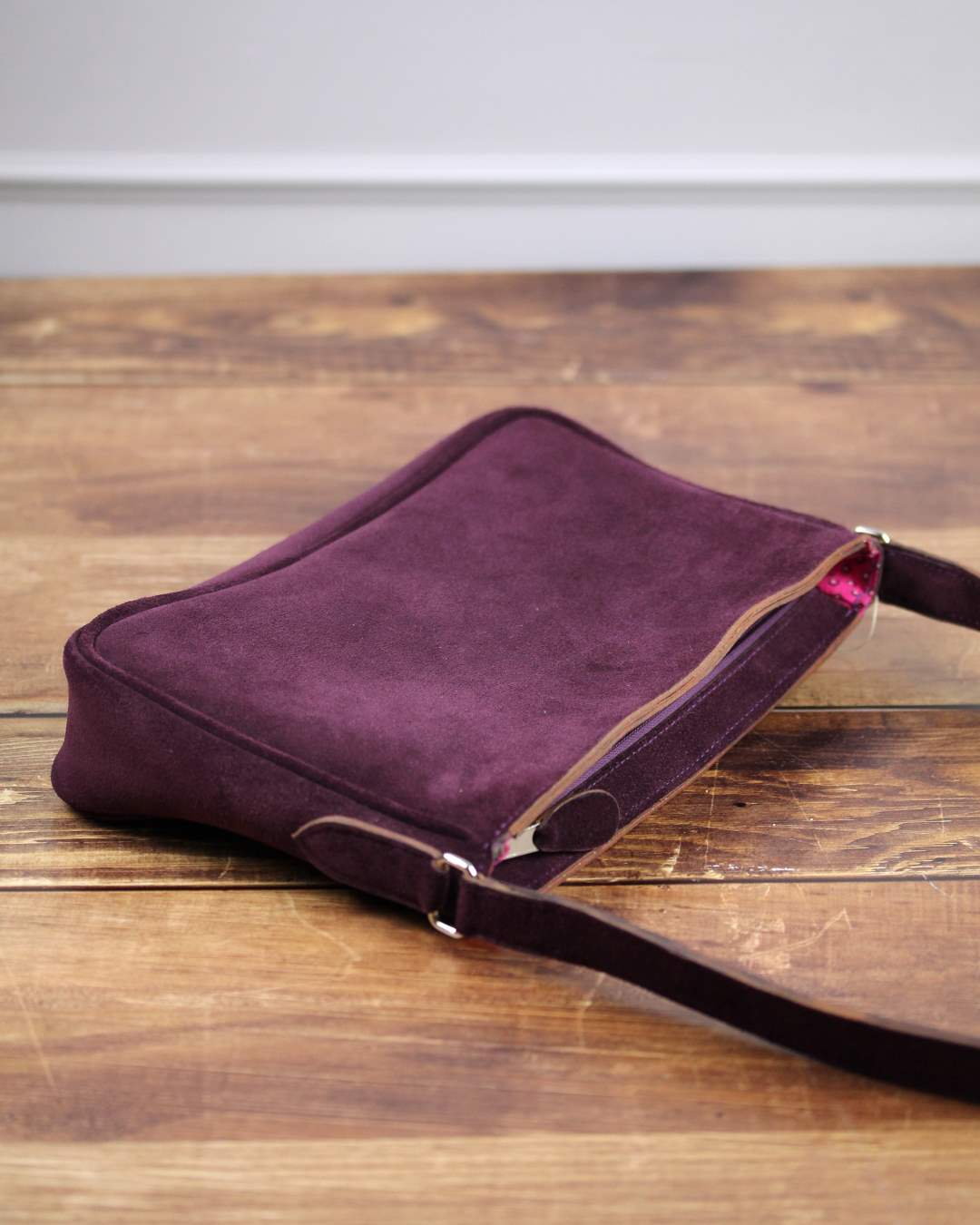 Sac-en-cuir-velours-souple Sac en cuir velours souple Lily